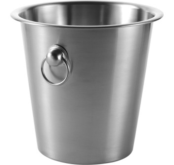 Secchiello champagne, in acciaio inox Hester