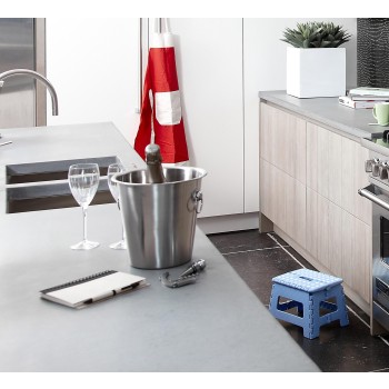 Secchiello champagne, in acciaio inox Hester