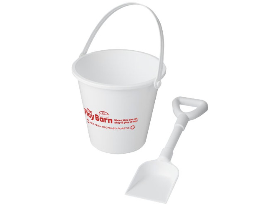 Secchiello e paletta in plastica riciclata Tides