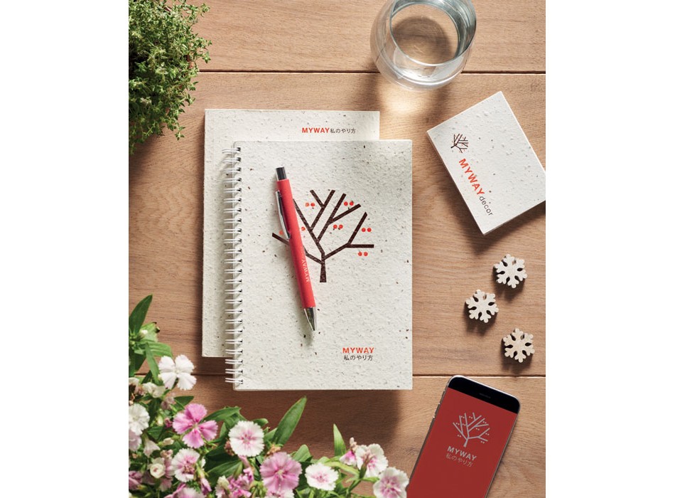 SEED BOOK - Notebook A5 in carta da semi