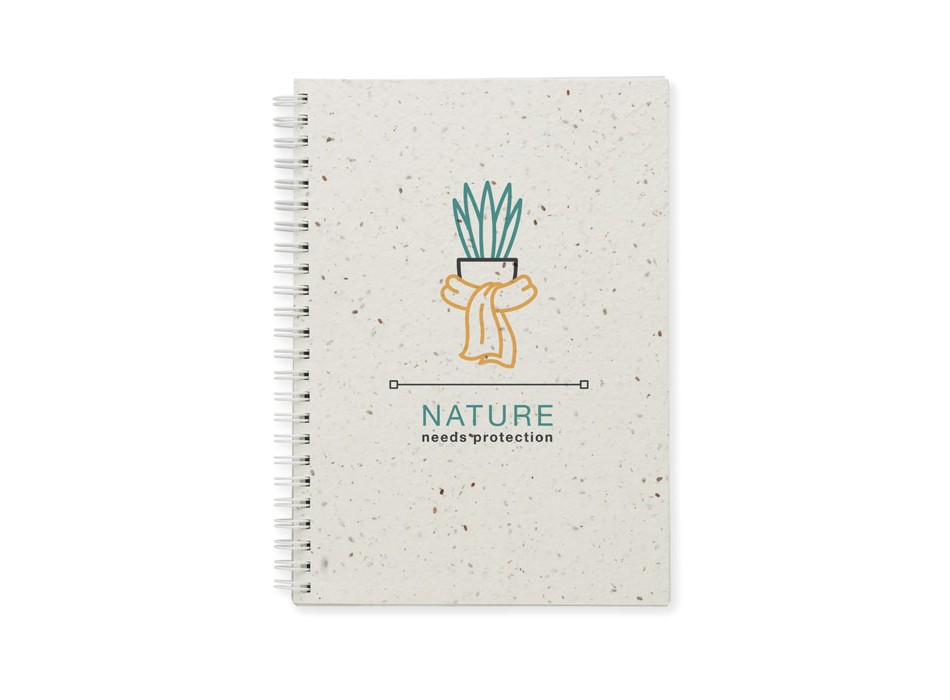 SEED RING - Taccuino A5 con copertina in ca