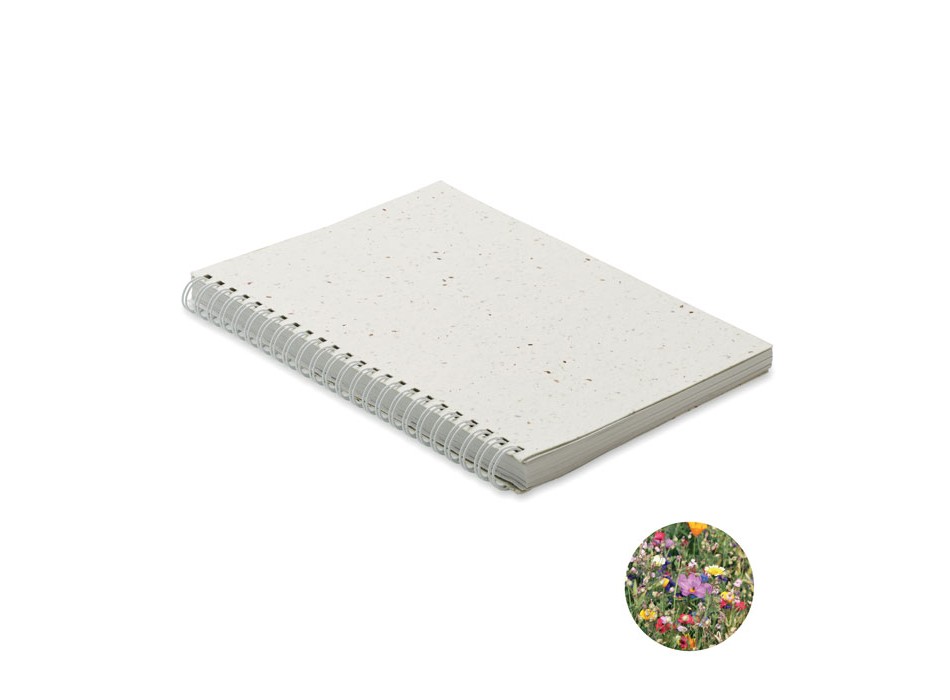 SEED RING - Taccuino A5 con copertina in ca