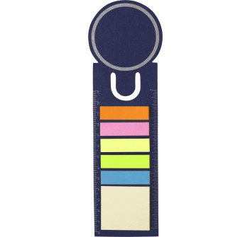 Segnalibro/Set memo cerchio, in carta Clay