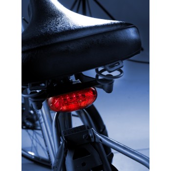 Set 2 luci da bicicletta, in ABS Jordy