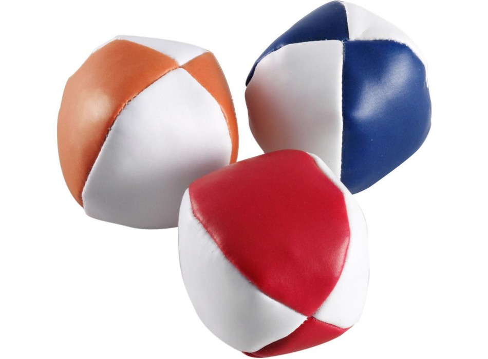 Set 3 palline giocoliere in PVC Amiya