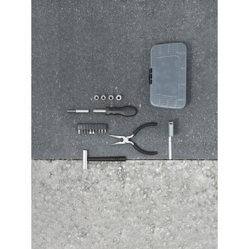 Set attrezzi 19 pezzi, custodia in ABS Blaine