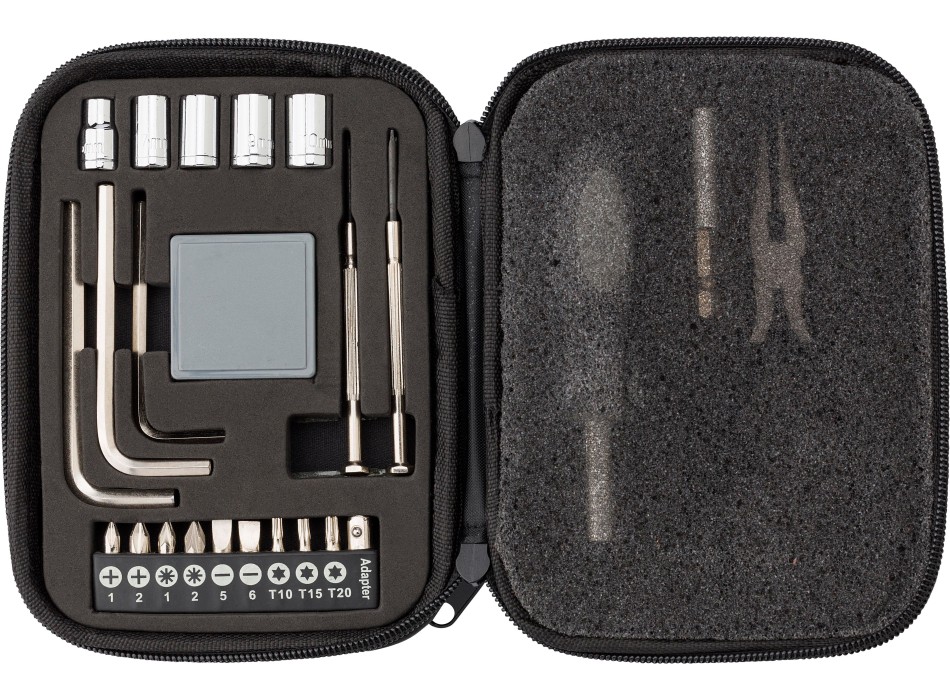 Set attrezzi 24 pezzi, custodia in PU Lani