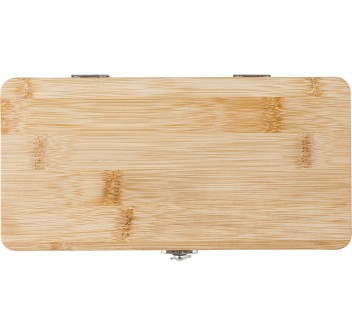 Set attrezzi 27 pezzi, custodia in bambù Elmar