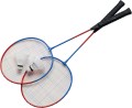 Set Badminton in metallo