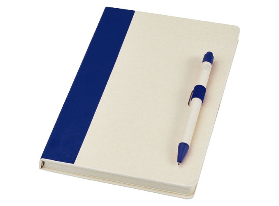 Set blocco note formato A5 e penna a sfera Dairy Dream realizzati con cartoni del latte riciclati
