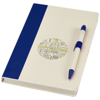 Set blocco note formato A5 e penna a sfera Dairy Dream realizzati con cartoni del latte riciclati