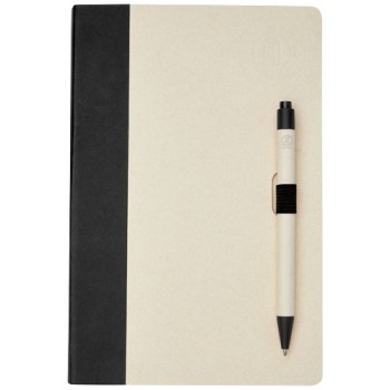 Set blocco note formato A5 e penna a sfera Dairy Dream realizzati con cartoni del latte riciclati