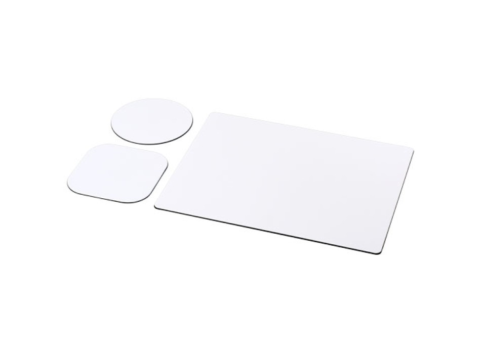 Set Brite-Mat® 1 con tappetino per mouse e sottobicchieri