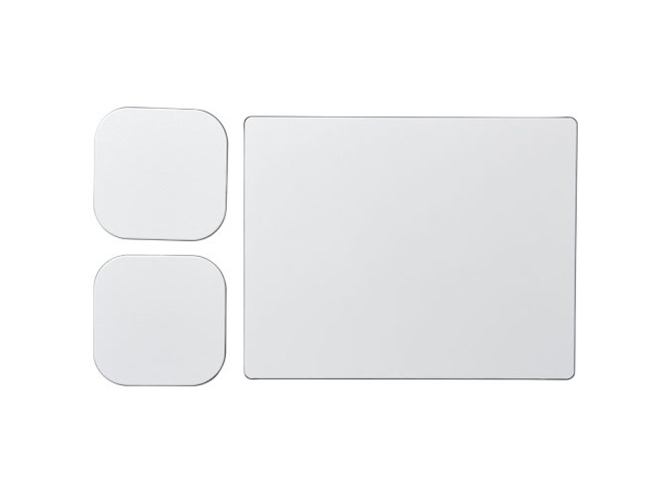 Set Brite-Mat® 3 con tappetino per mouse e sottobicchieri