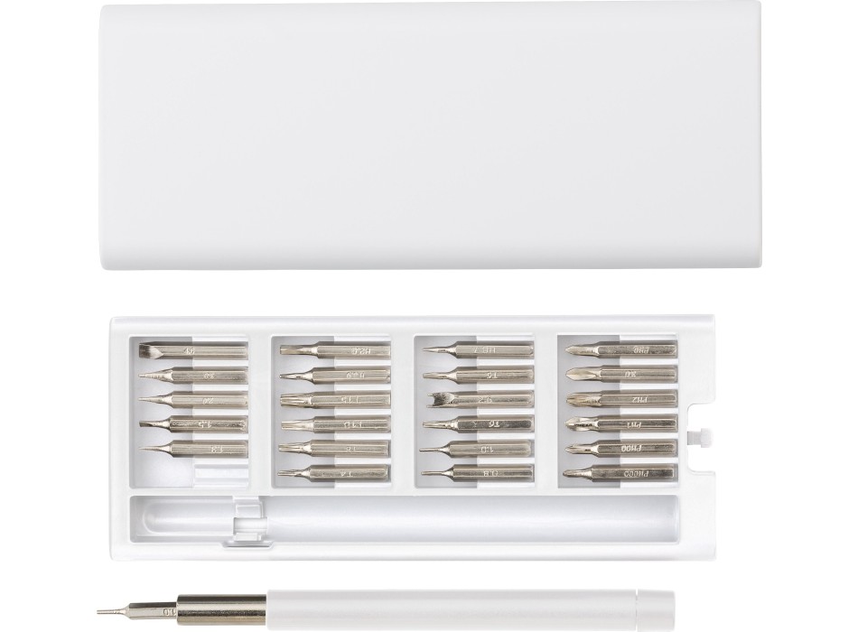 Set cacciaviti 24 pezzi, custodia in ABS Arthur