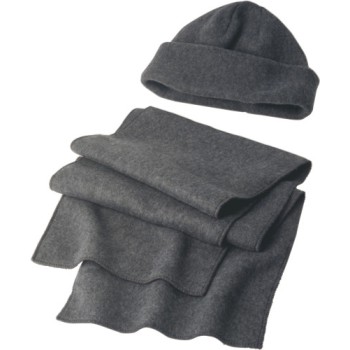 Set cappello e sciarpa in pile 200gr/m²