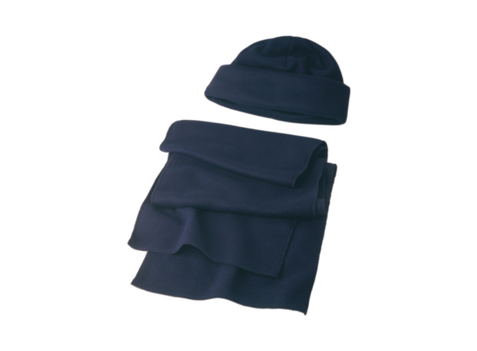 Set cappello e sciarpa in pile 200gr/m²