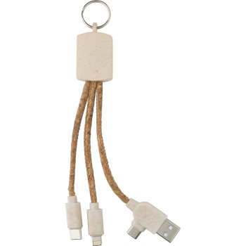 Set cavi per la ricarica 3 in 1 in accaio inox Landry