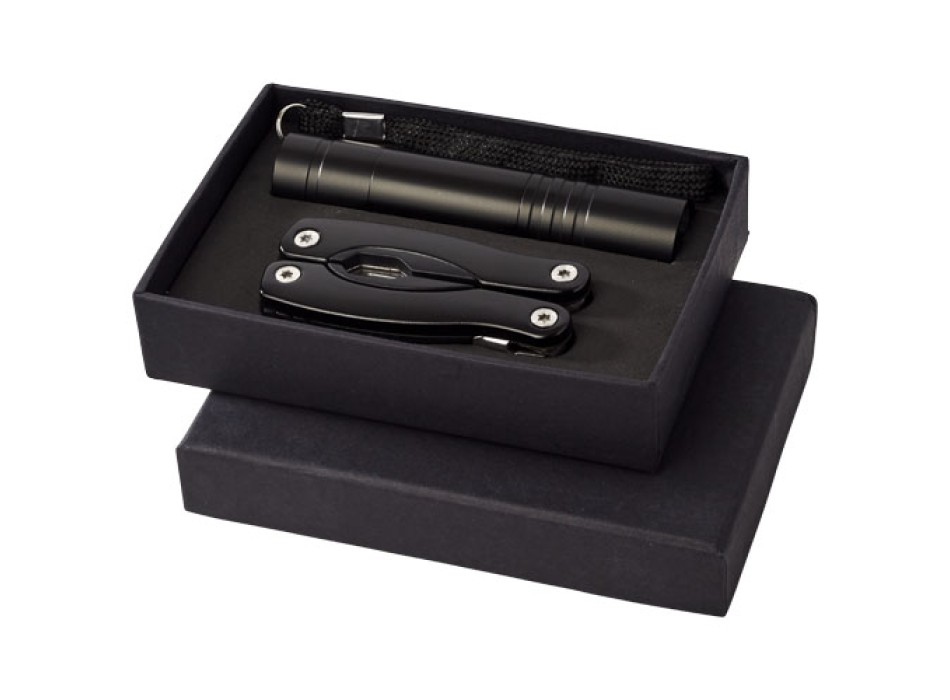 Set con coltello multifunzione e torcia a LED Scout