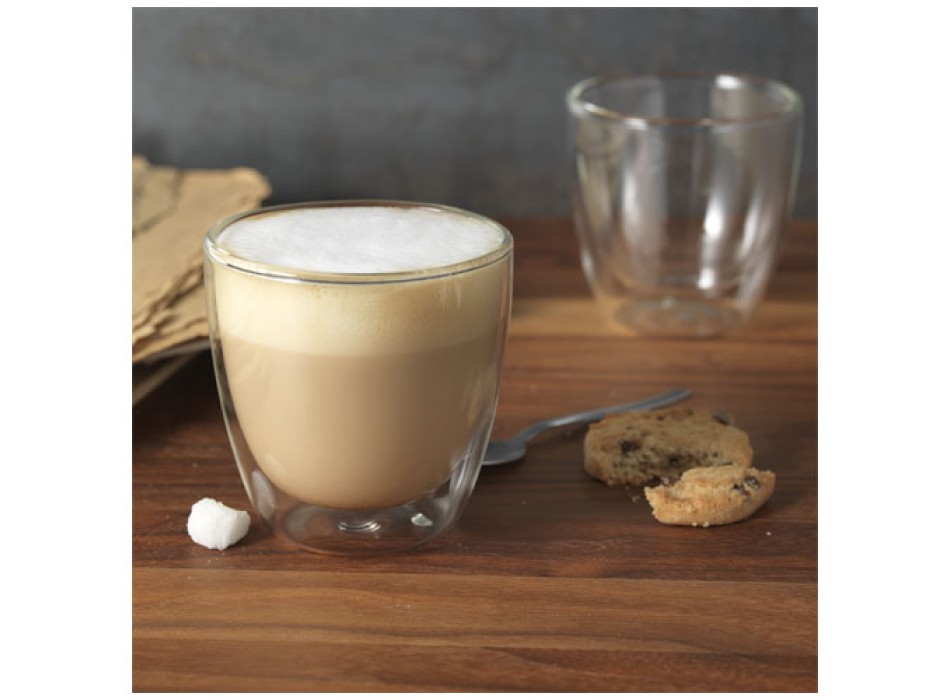 Set da 2 tazze in vetro per caffè Boda