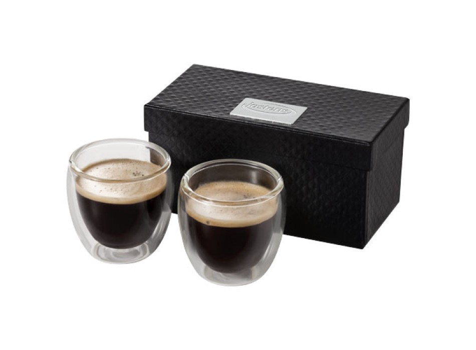 Set da 2 tazze in vetro per espresso Boda