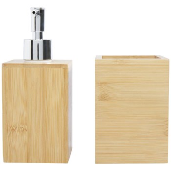 Set da bagno Hedon da 3 pezzi in bambù
