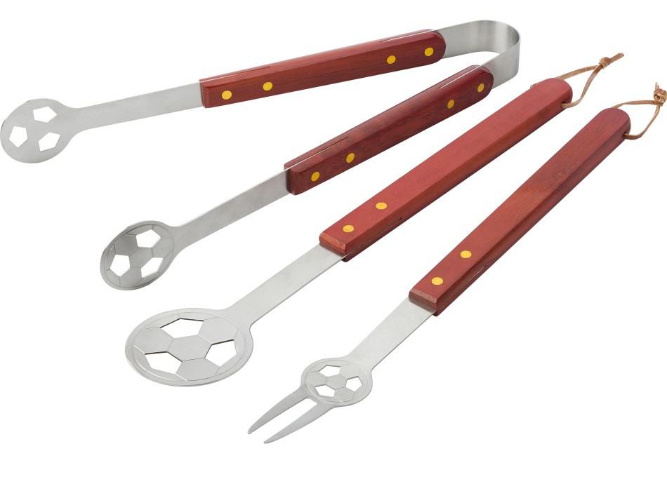 Set da barbecue calcio in nylon 600 D Christina