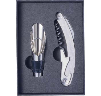 Set da vino 2 accessori, in acciaio inox Dale