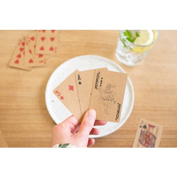 Set di 2 mazzi di carte da gioco in carta riciclata Arwen