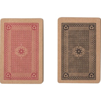 Set di 2 mazzi di carte da gioco in carta riciclata Arwen