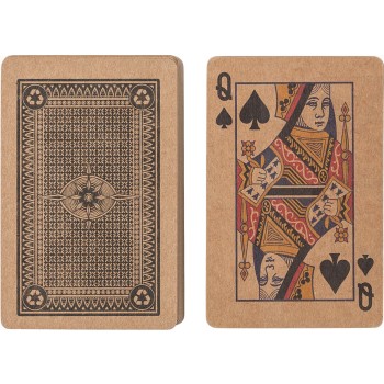 Set di 2 mazzi di carte da gioco in carta riciclata Arwen