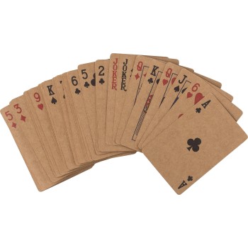 Set di 2 mazzi di carte da gioco in carta riciclata Arwen
