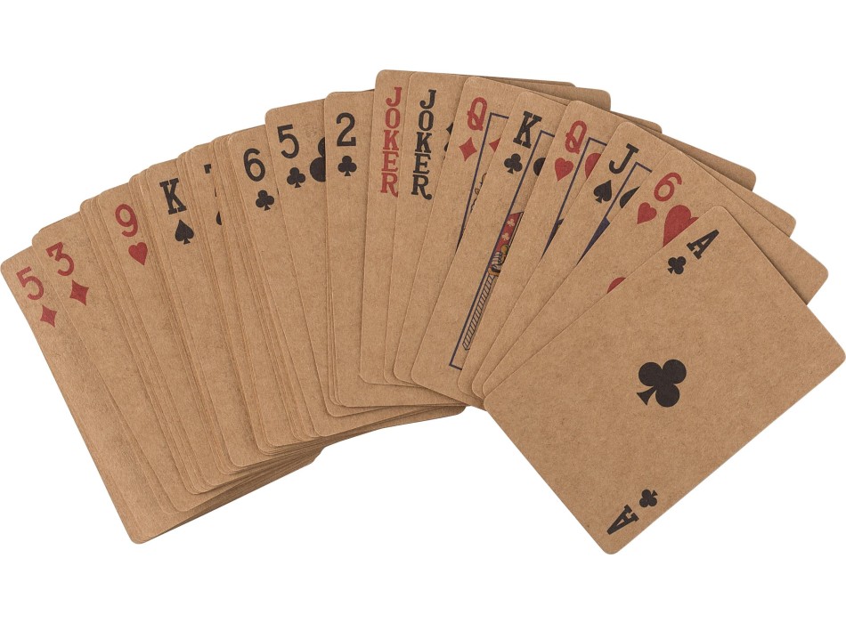 Set di 2 mazzi di carte da gioco in carta riciclata Arwen