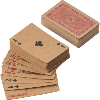 Set di 2 mazzi di carte da gioco in carta riciclata Arwen
