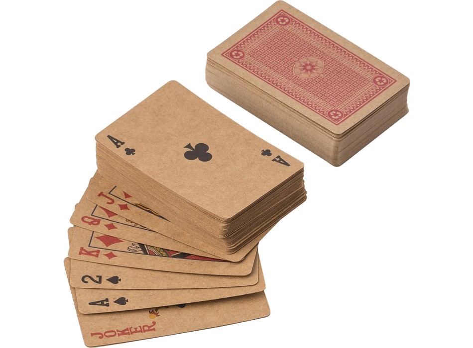 Set di 2 mazzi di carte da gioco in carta riciclata Arwen