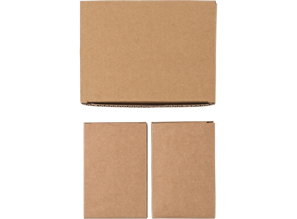 Set di 2 mazzi di carte da gioco in carta riciclata Arwen