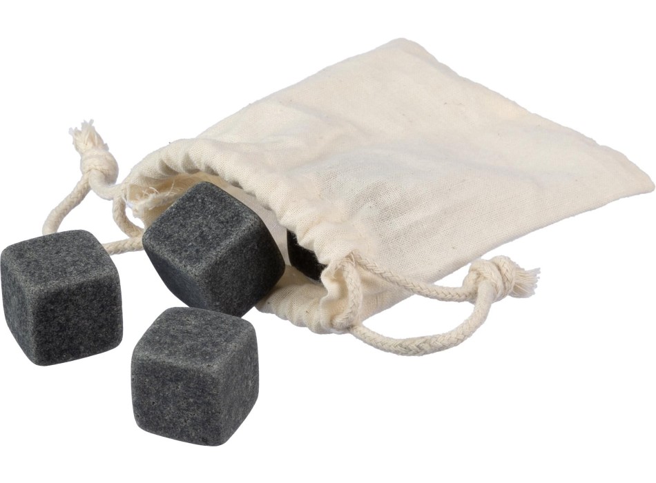 Set di 4 cubetti in pietra naturale riutilizzabili Jens