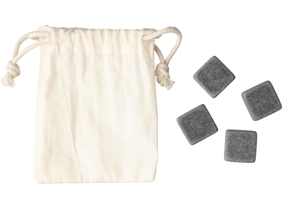 Set di 4 cubetti in pietra naturale riutilizzabili Jens