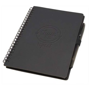 Set di blocco note con copertina rigida e penna Slate