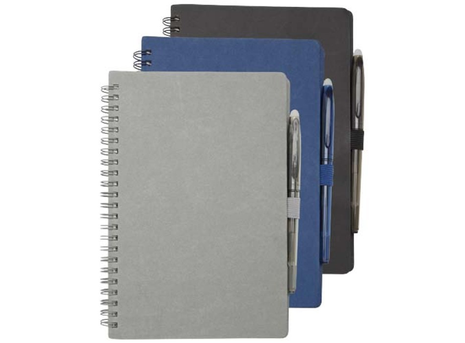 Set di blocco note con copertina rigida e penna Slate