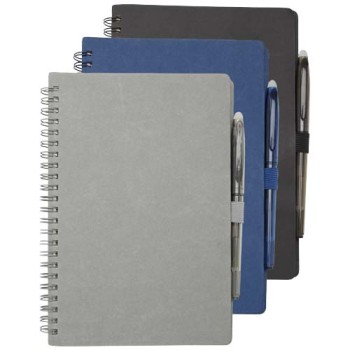 Set di blocco note con copertina rigida e penna Slate