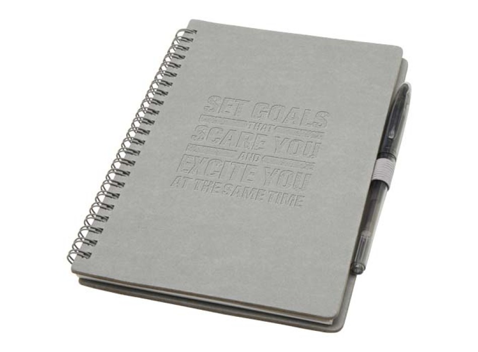 Set di blocco note con copertina rigida e penna Slate