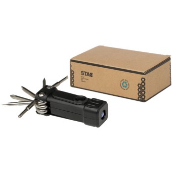 Set di cacciaviti 8 in 1 con torcia in plastica riciclata RCS Octo