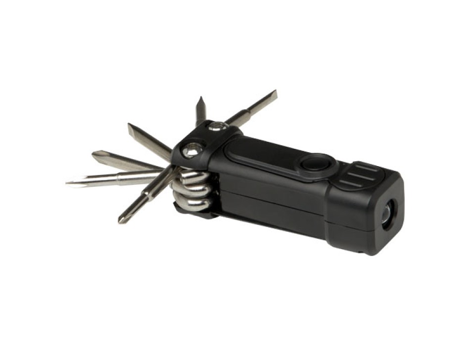 Set di cacciaviti 8 in 1 con torcia in plastica riciclata RCS Octo