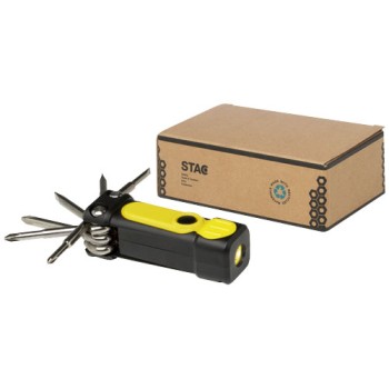 Set di cacciaviti 8 in 1 con torcia in plastica riciclata RCS Octo