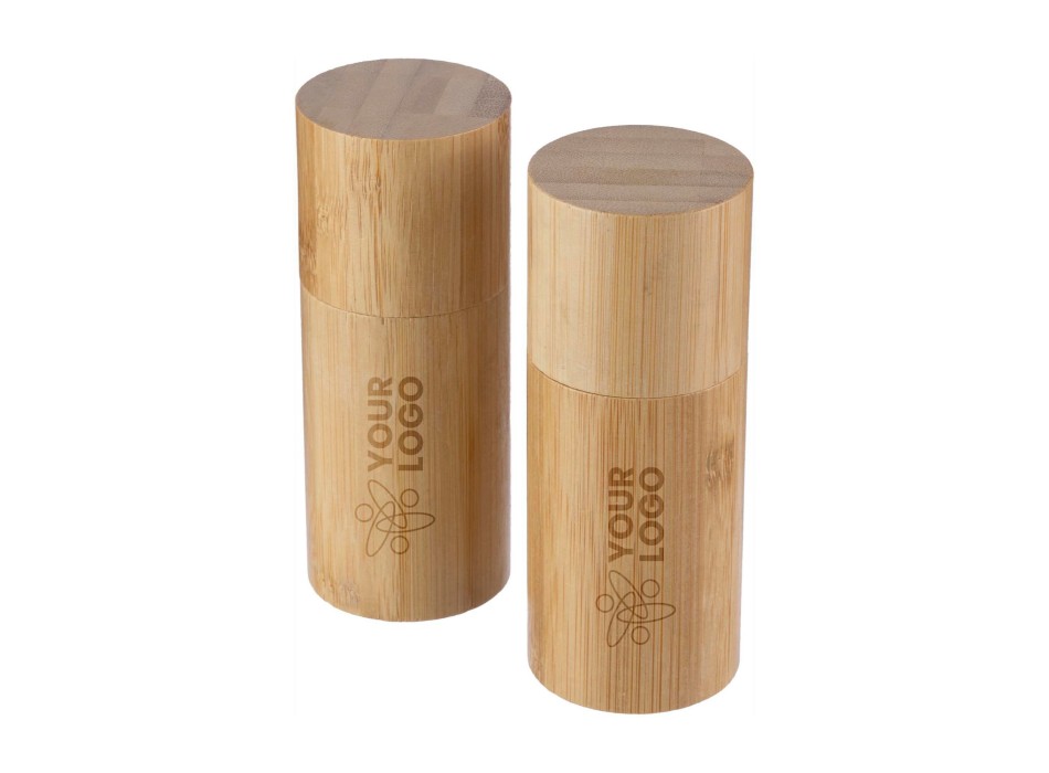 Set di macinini sale e pepe Christine | Bambù | 2 pz