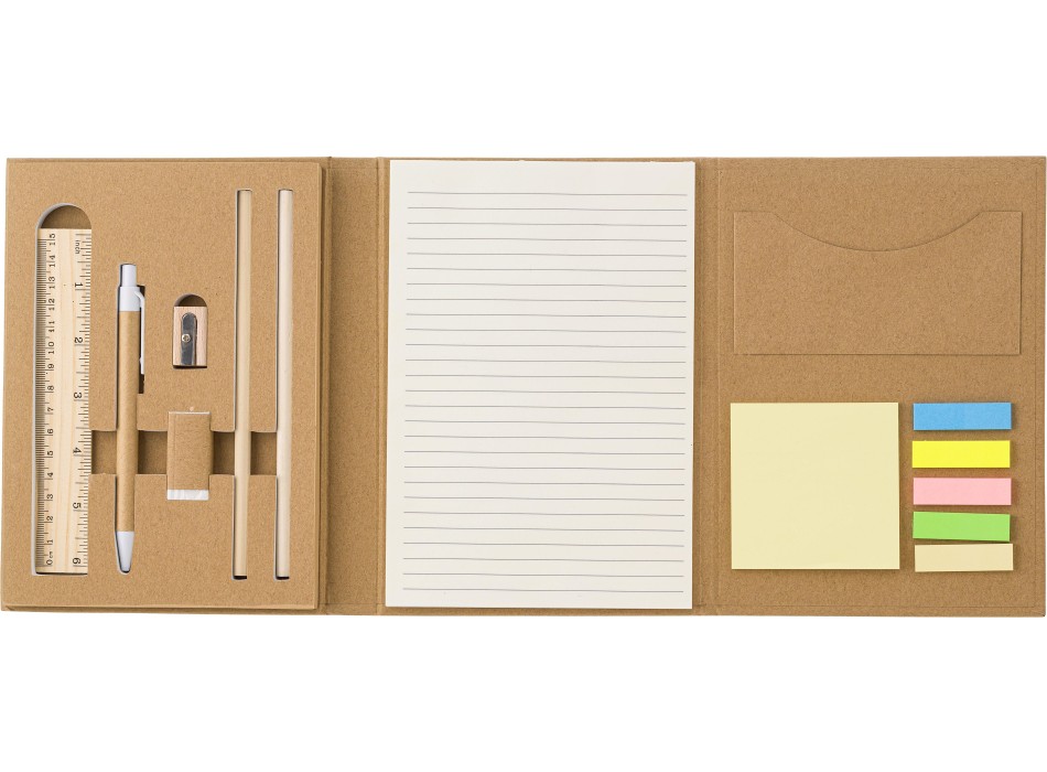 Set di scrittura in cartone Montana