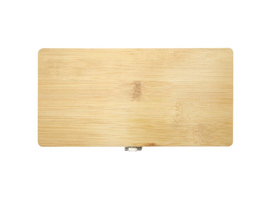 Set di utensili in bambù/plastica riciclata da 19 pezzi Rivet