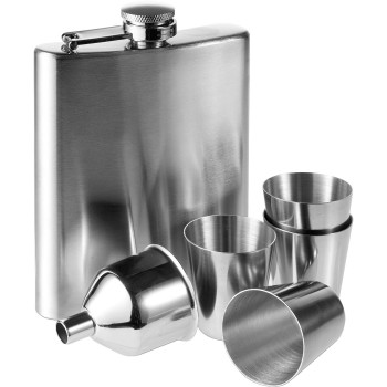 Set Fiaschetta in acciaio inox Brittany