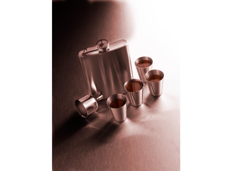 Set Fiaschetta in acciaio inox Brittany